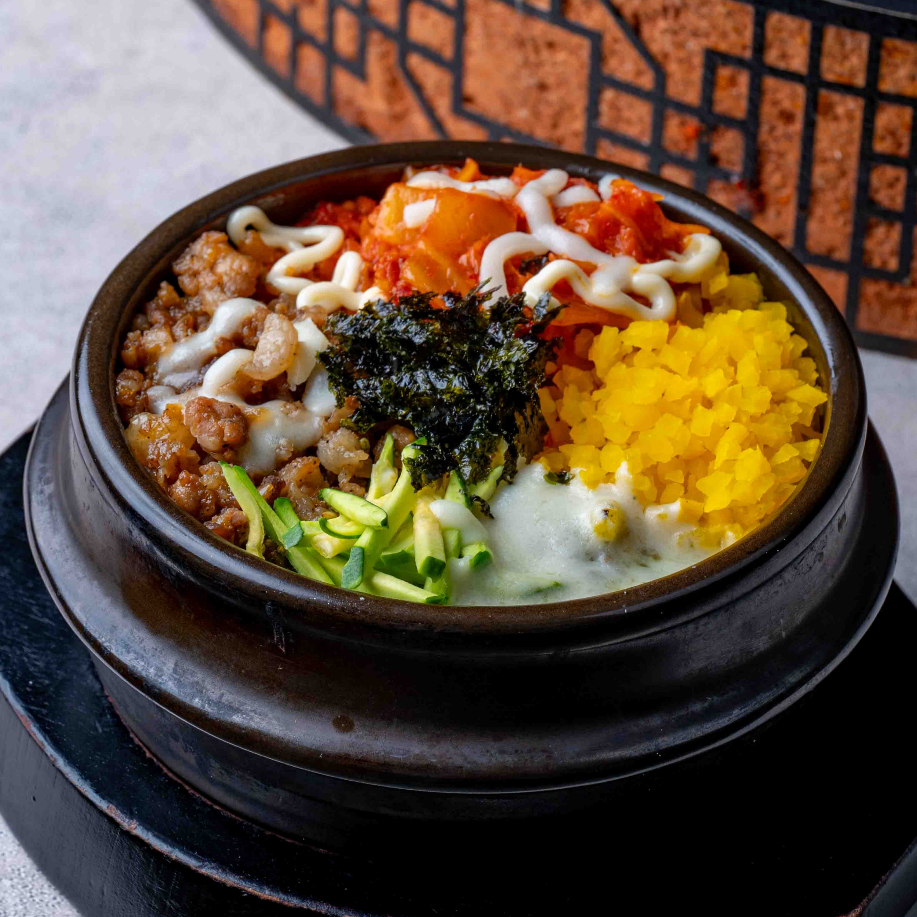 치즈 김치 뚝배기밥