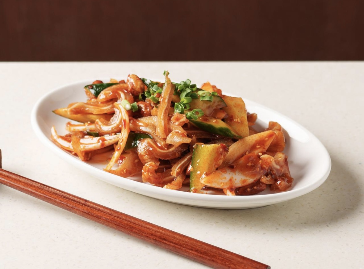 돼지귀 무침