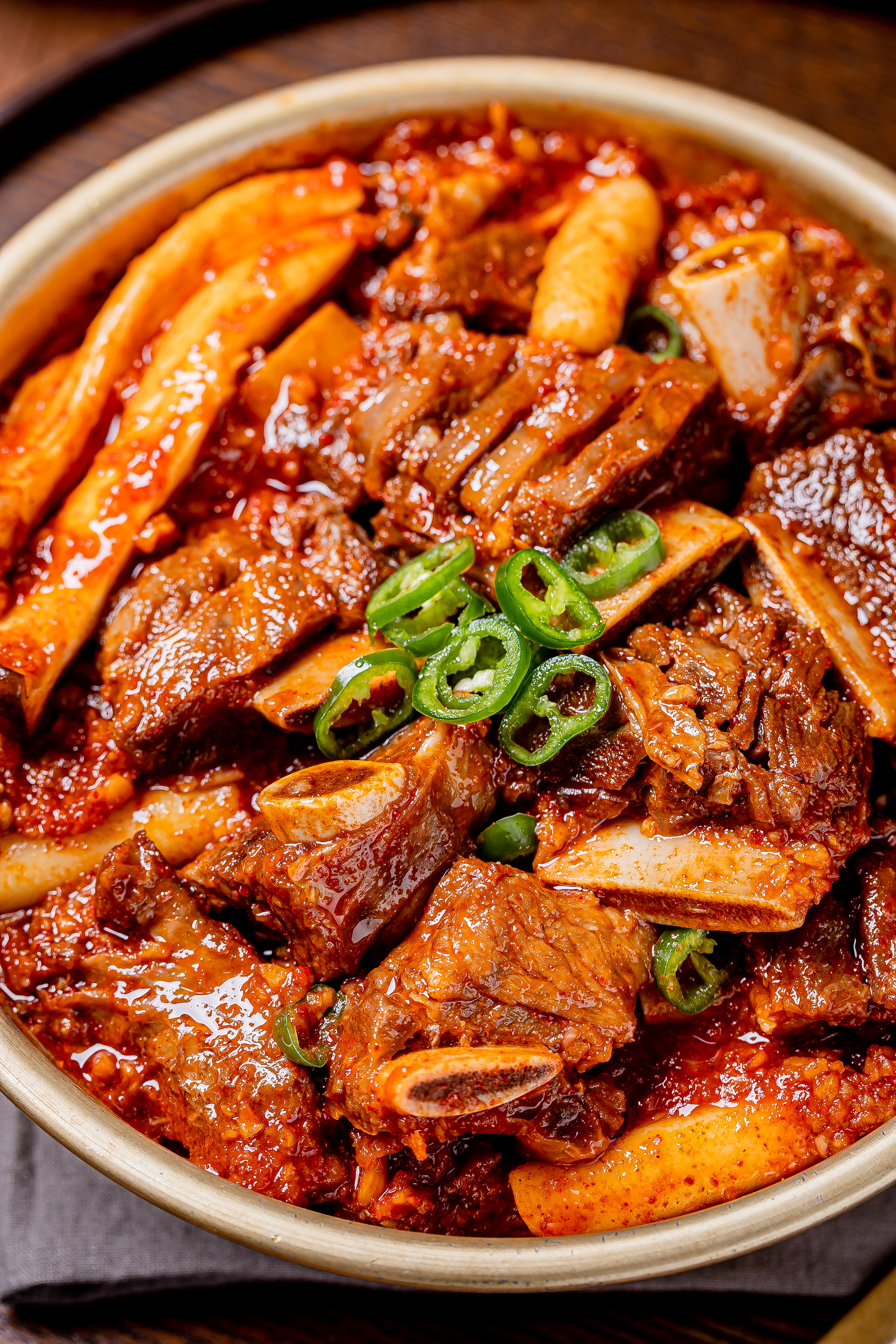 매운 양재기찜갈비