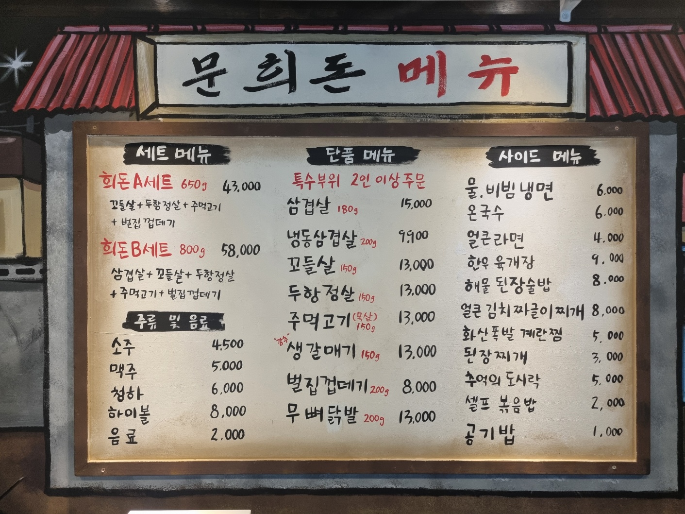 문희돈연탄구이
