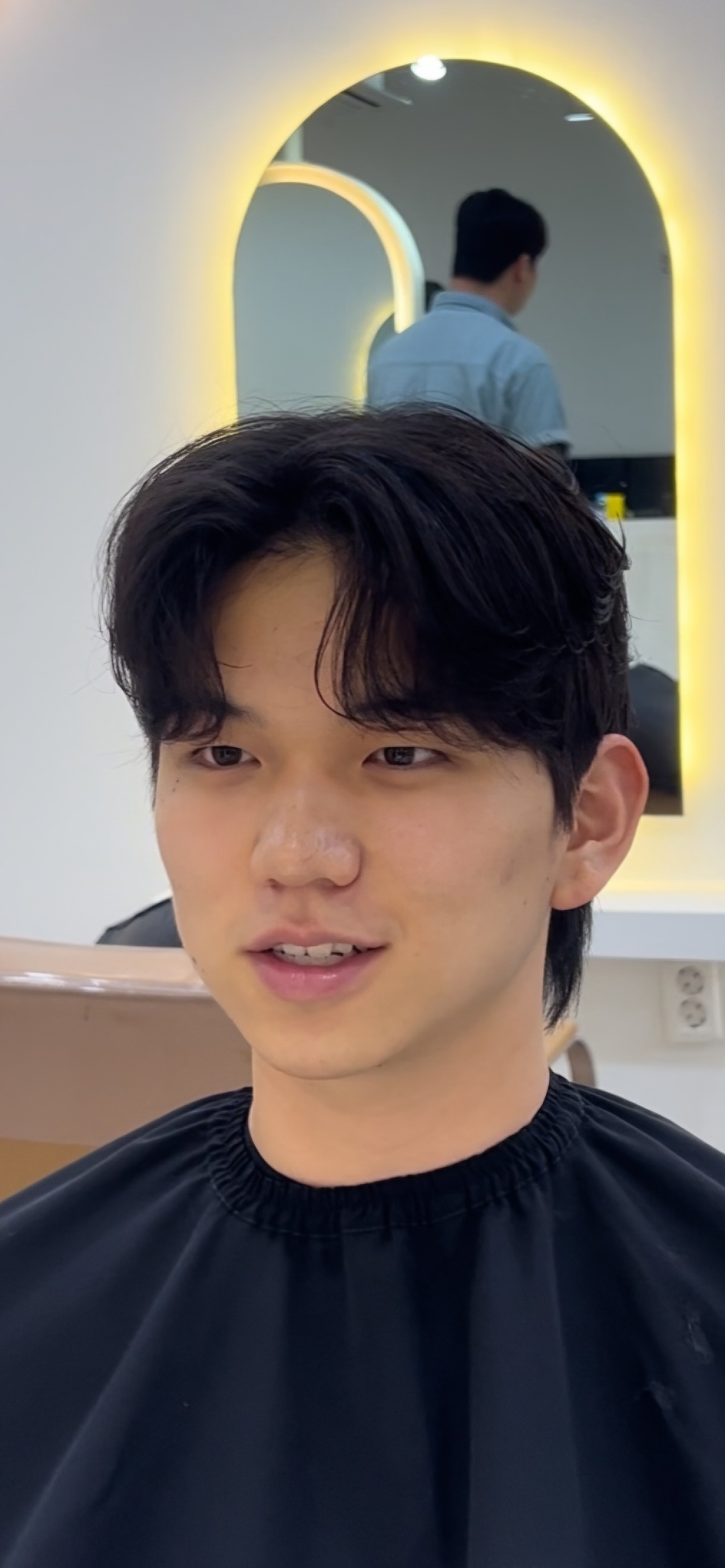 아이언맨즈헤어 곱슬아이롱펌 건대점