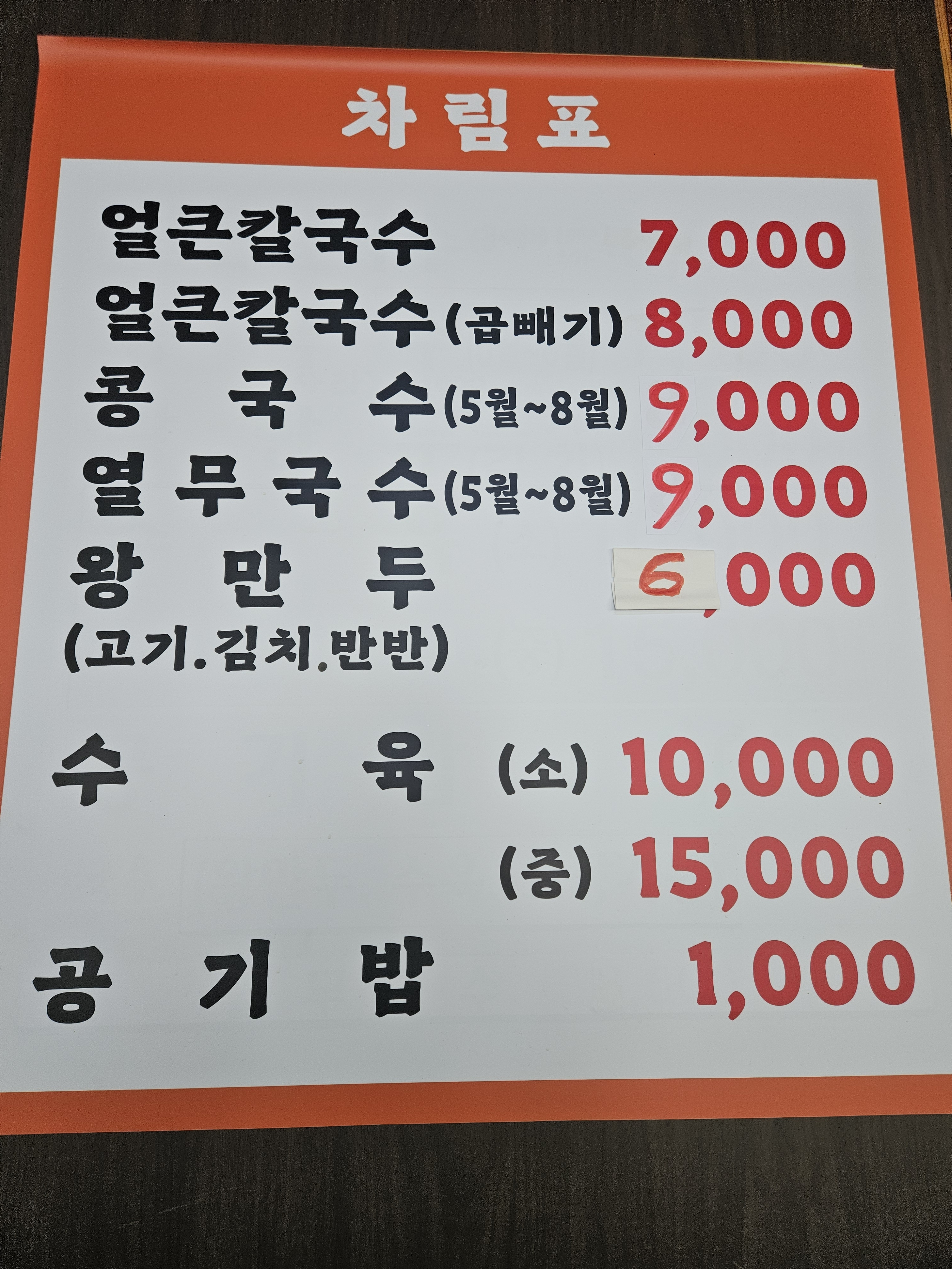 원조공주칼국수 남부점