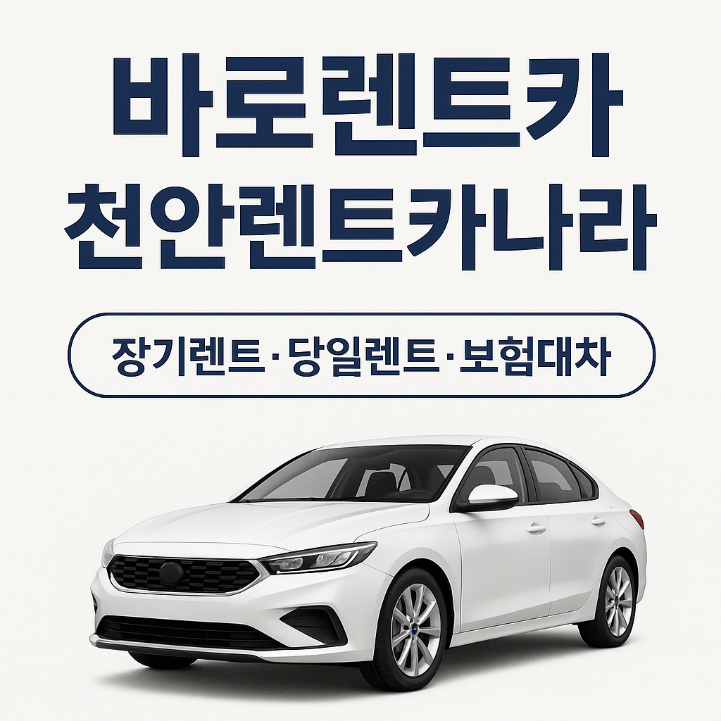 바로렌트카 천안렌트카나라