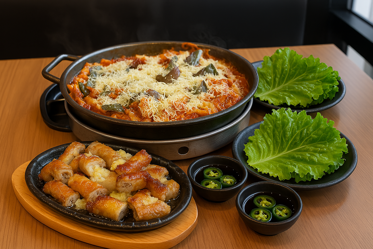 눈꽃+곱창세트(눈꽃닭갈비+소곱창구이)