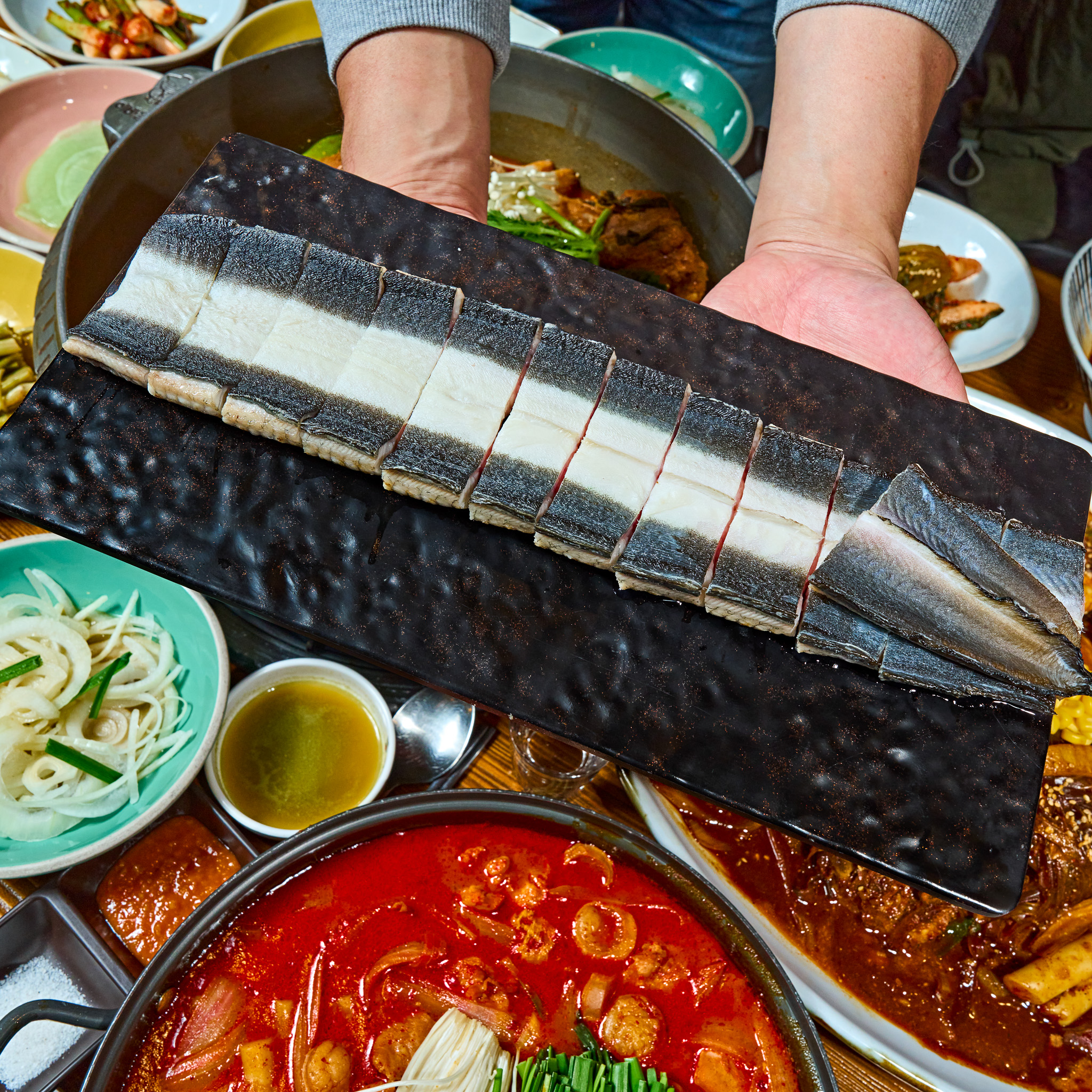 장소정 듬뿍감자탕 소래점 내부 또는 관련 모습