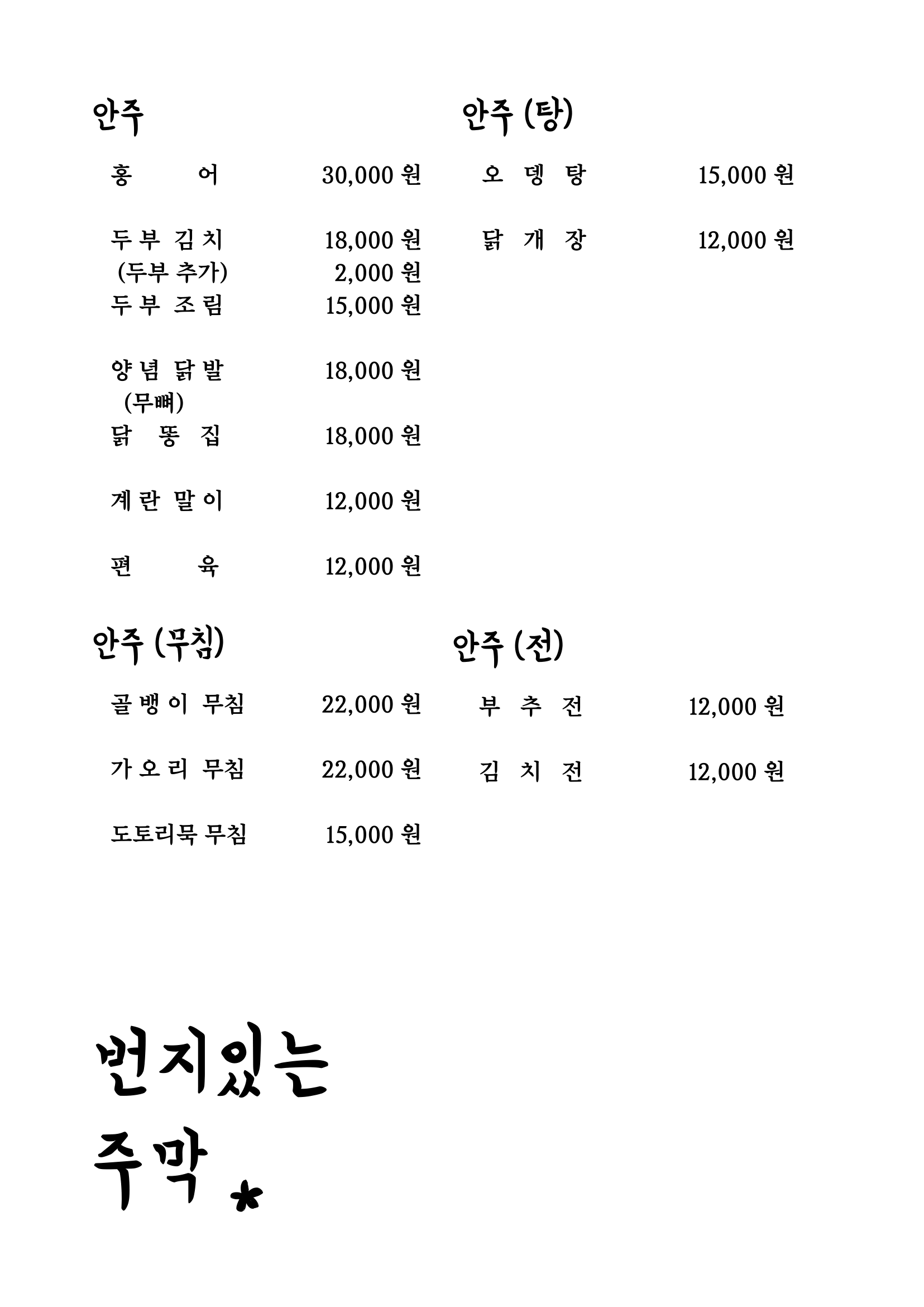 번지있는주막