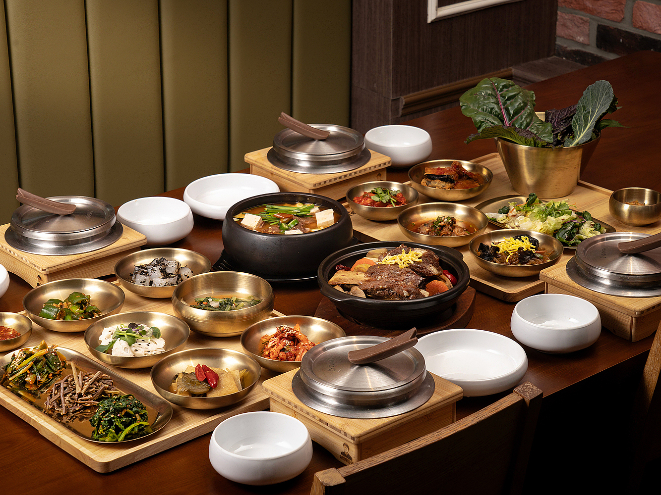 소갈비찜 16첩 쌈밥·솥밥정찬