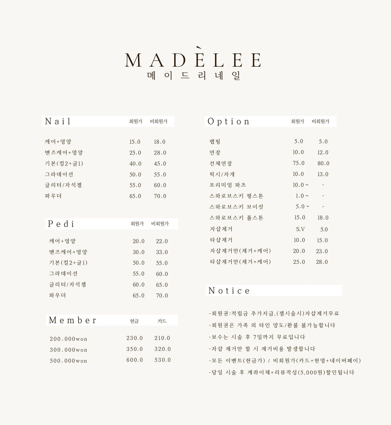 메이드리네일
