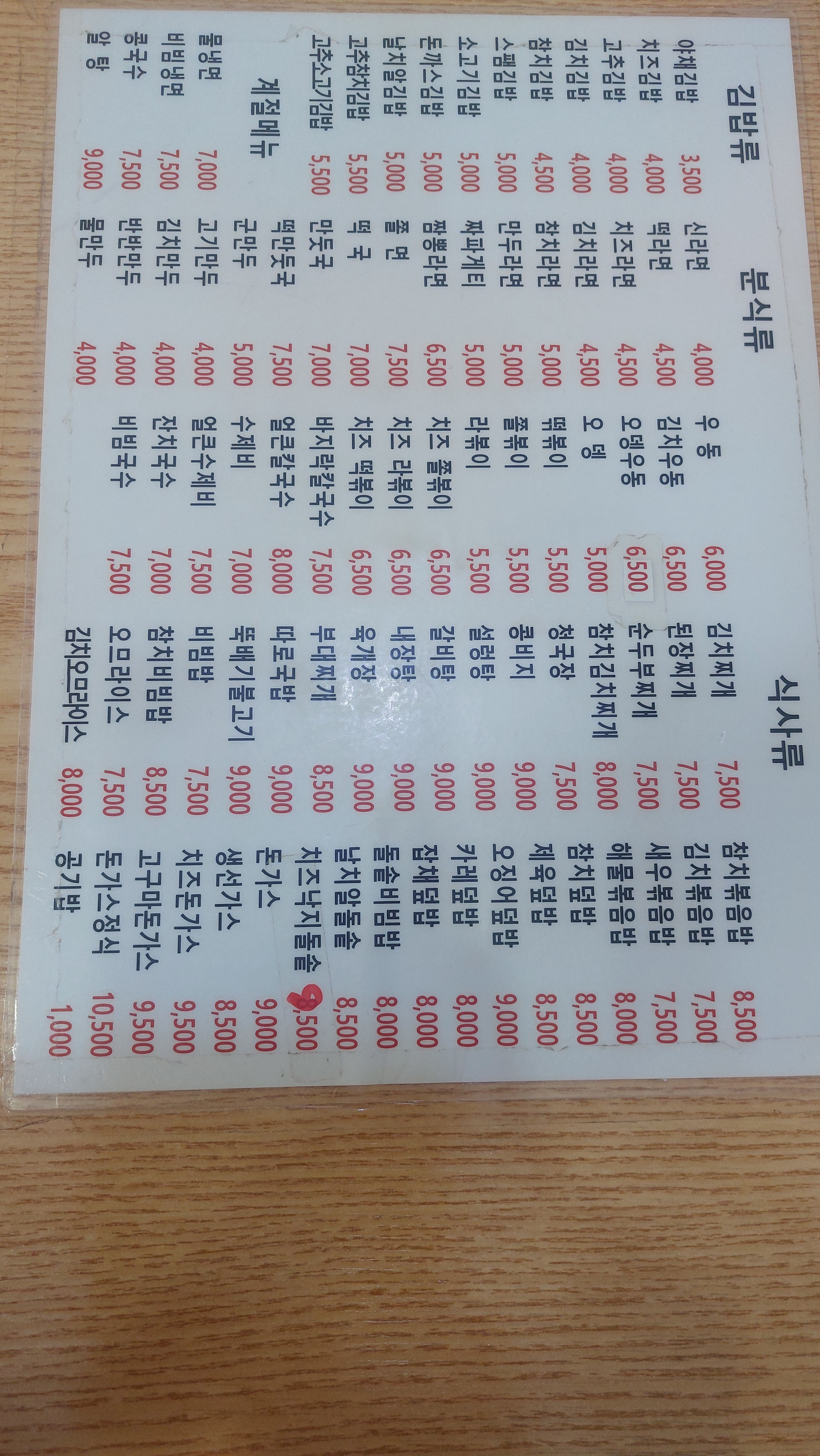 김밥나라 별내2호점