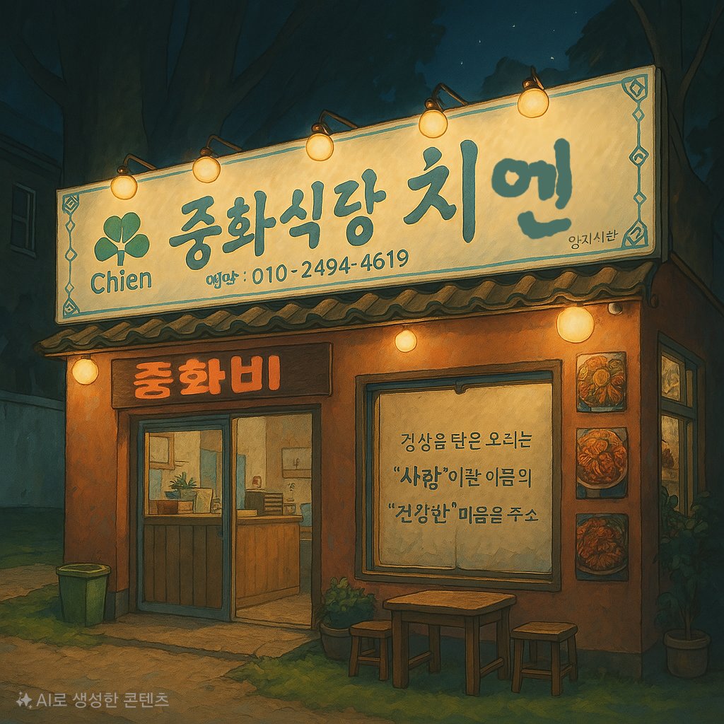 중화식당 치엔