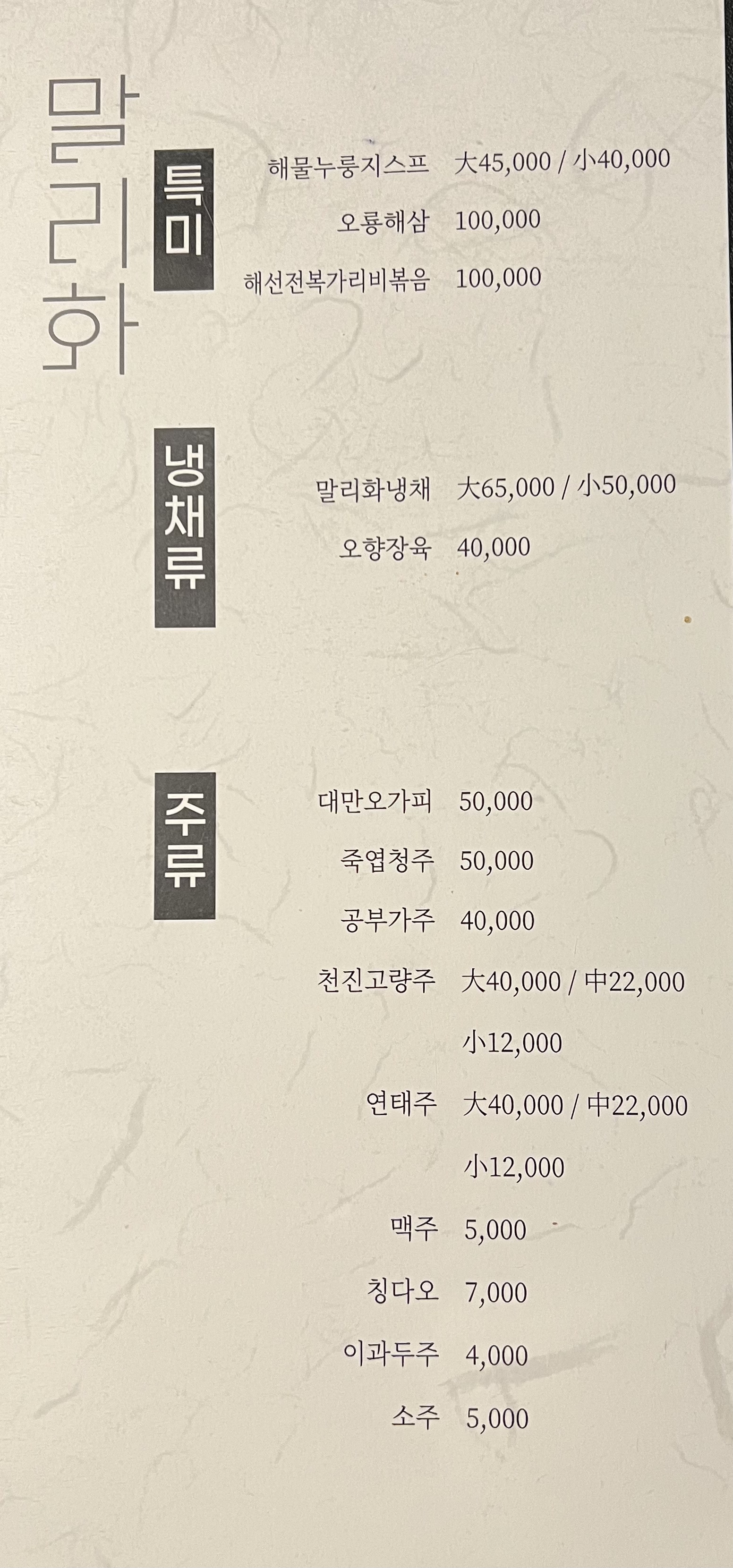 말리화반점
