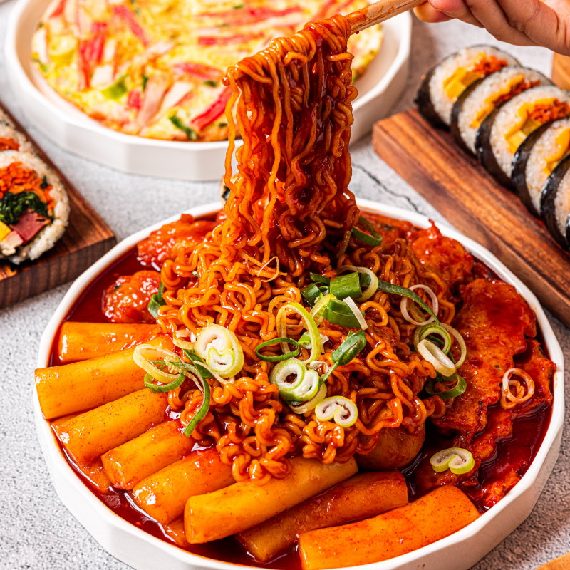 쑤니 김밥 토스트 매운떡볶이