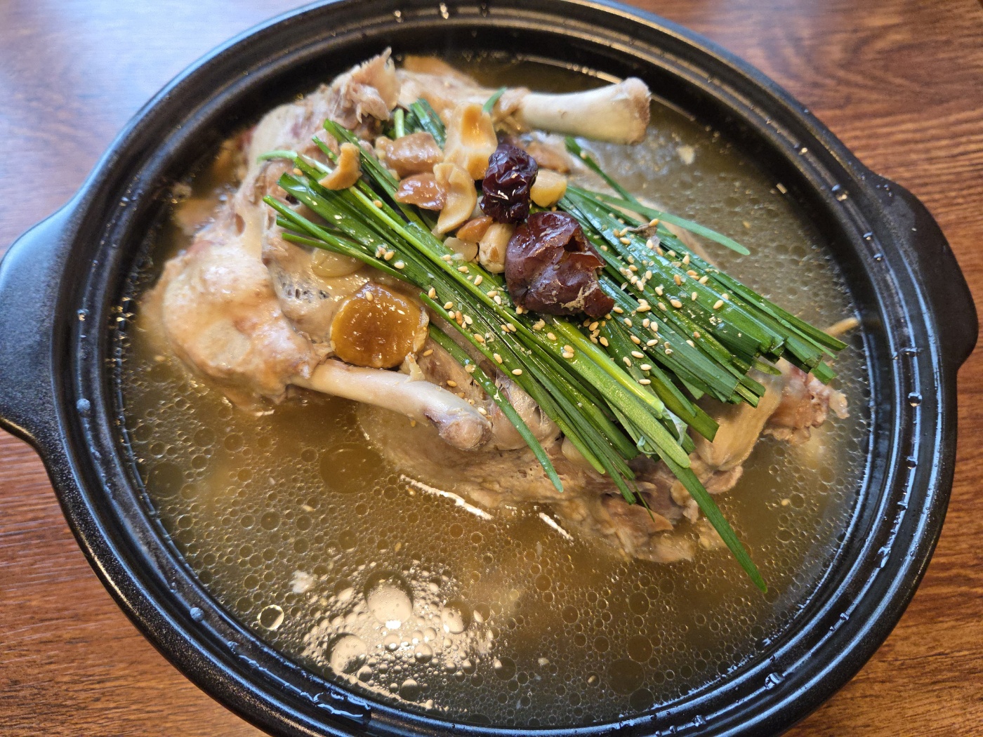 오리누룽지백숙