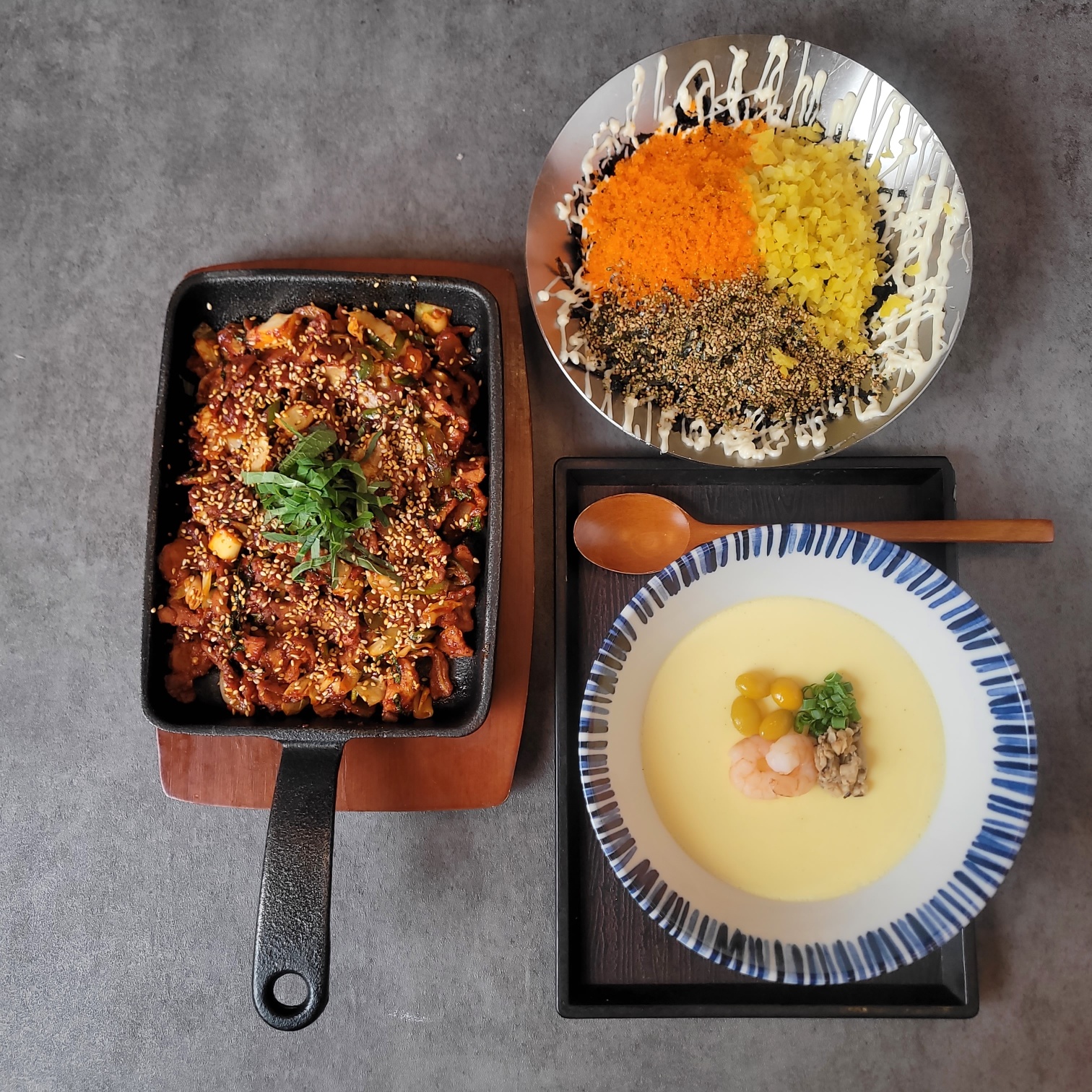여봉세트 C(오돌뼈+계란찜+주먹밥)