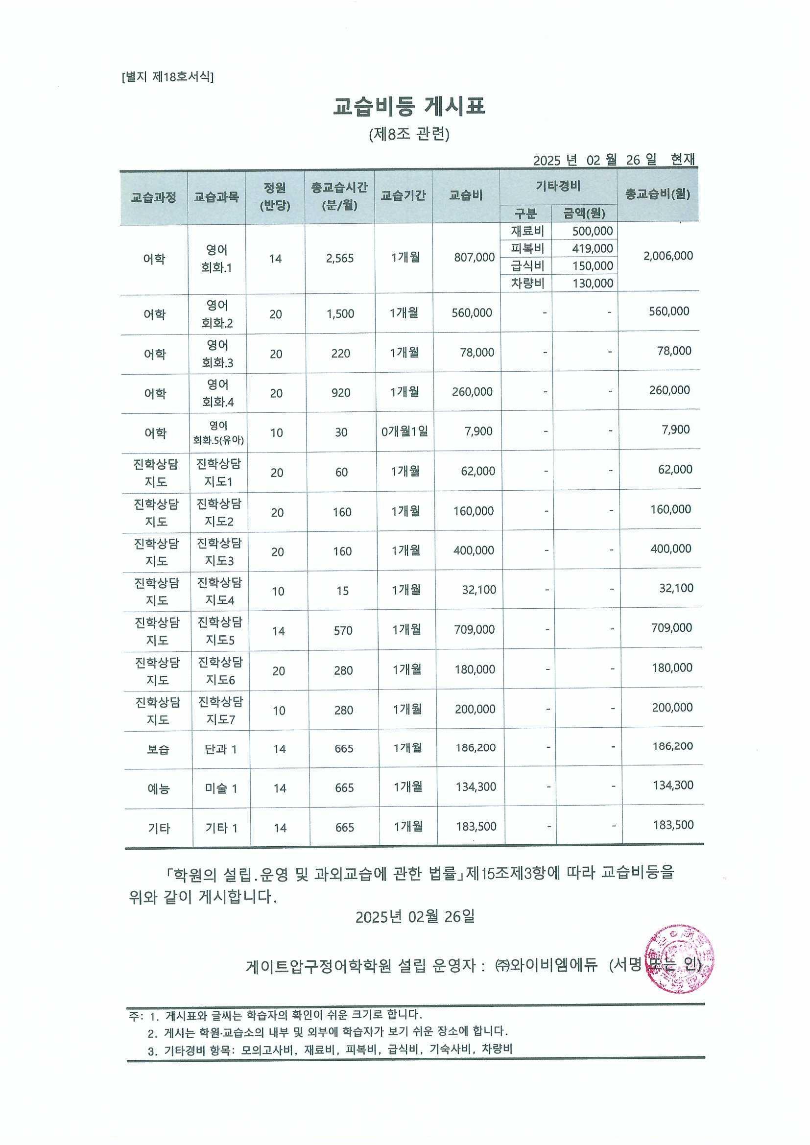 게이트압구정어학학원