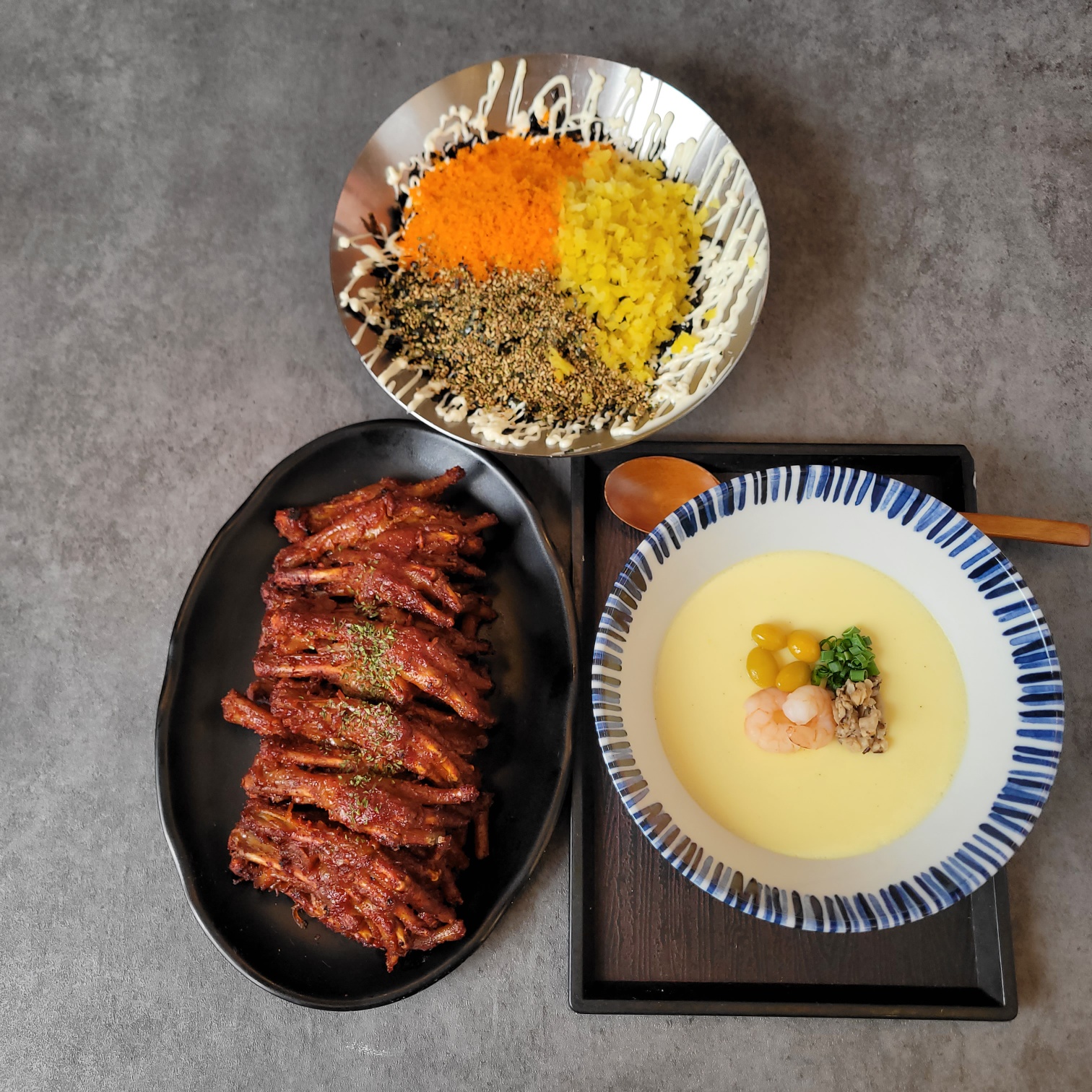 여봉세트 A(숯불닭발+계란찜+주먹밥)