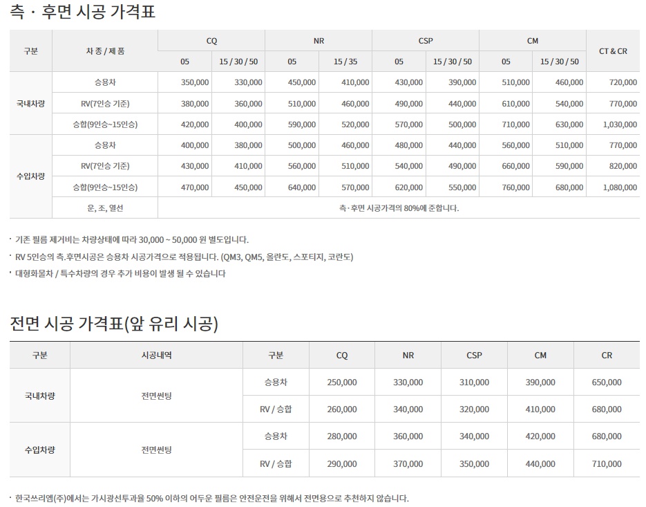 신차패키지 루마버텍스 테라룩스 엑스펠 레인보우 주경오토