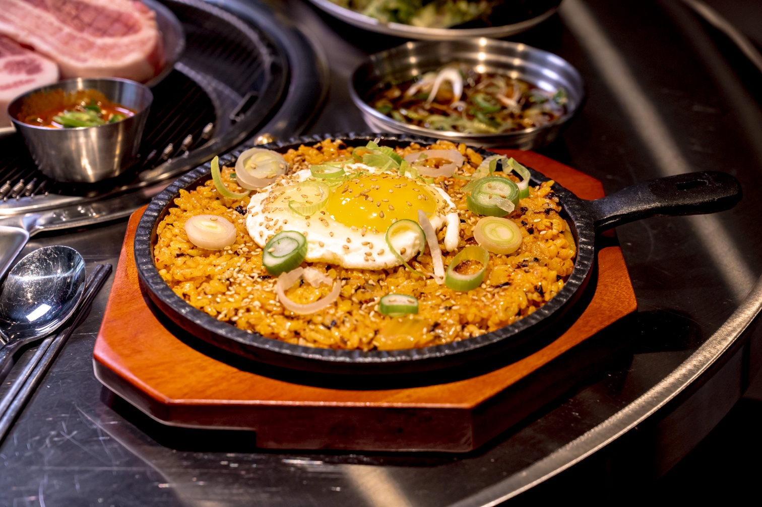 철판 김치볶음밥