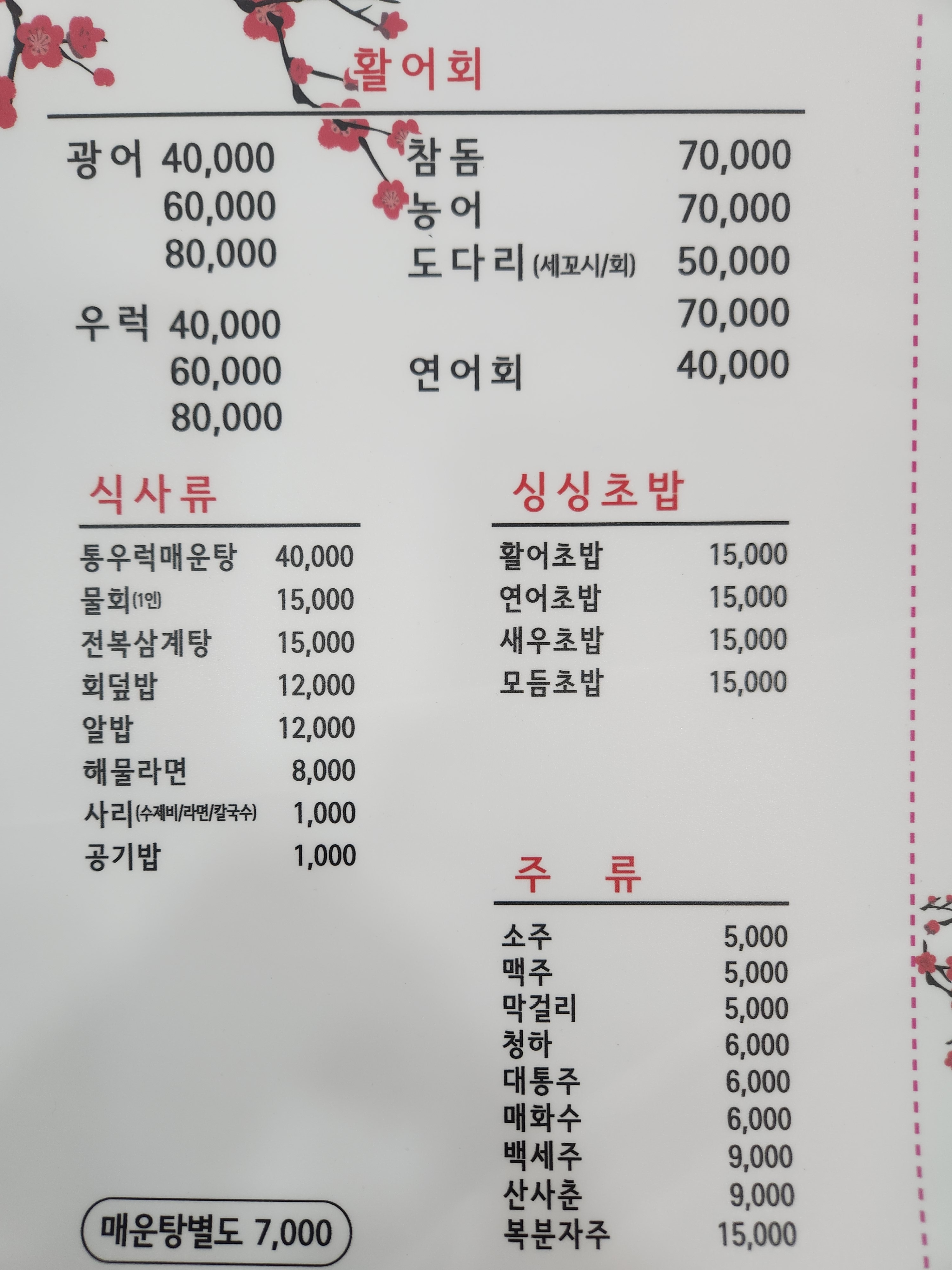 싱싱활어회수산