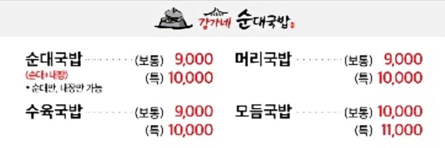 강가네순대국