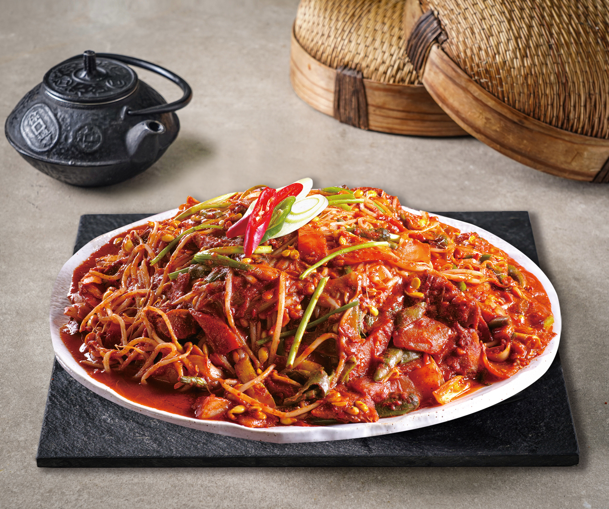 [속 풀리는] 매콤한콩나물뼈찜