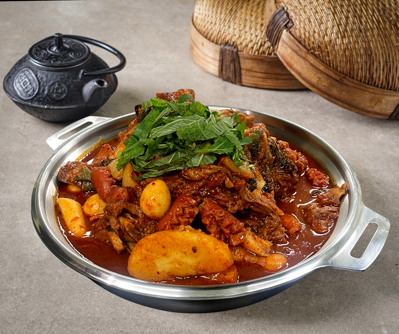 [화끈한] 얼큰국물뼈찜