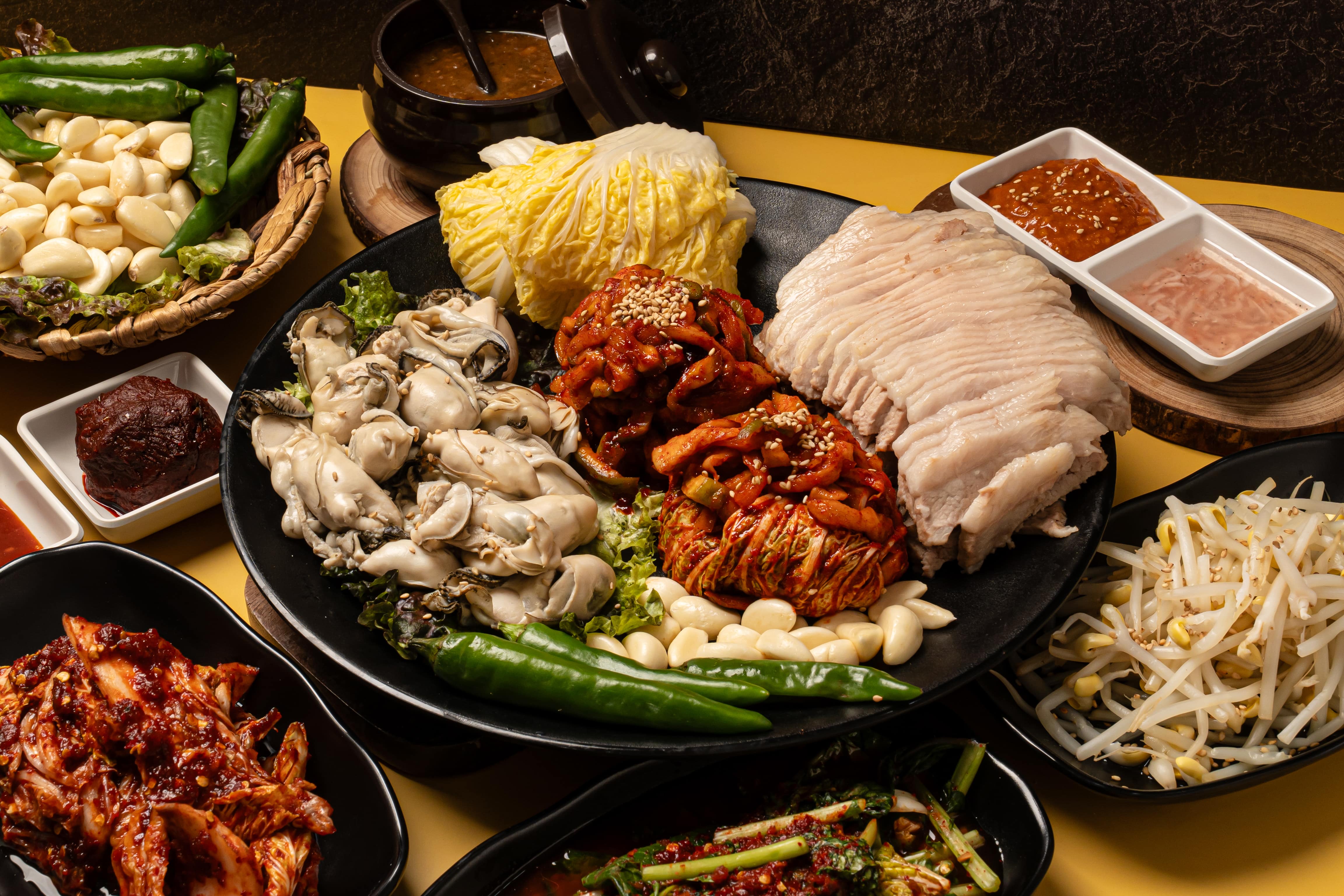 화정보쌈 쭈꾸미칼국수