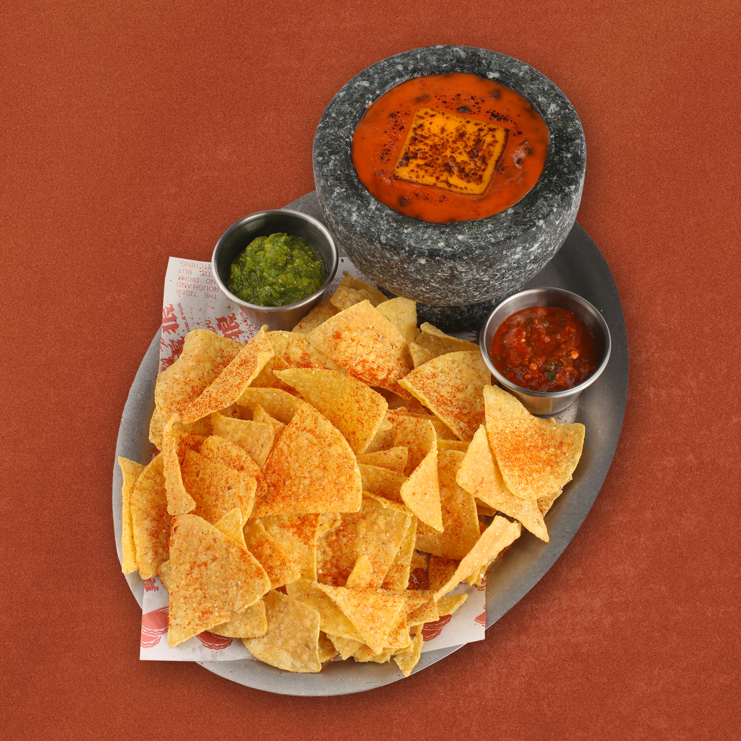 Cheese Mole Nacho Platter