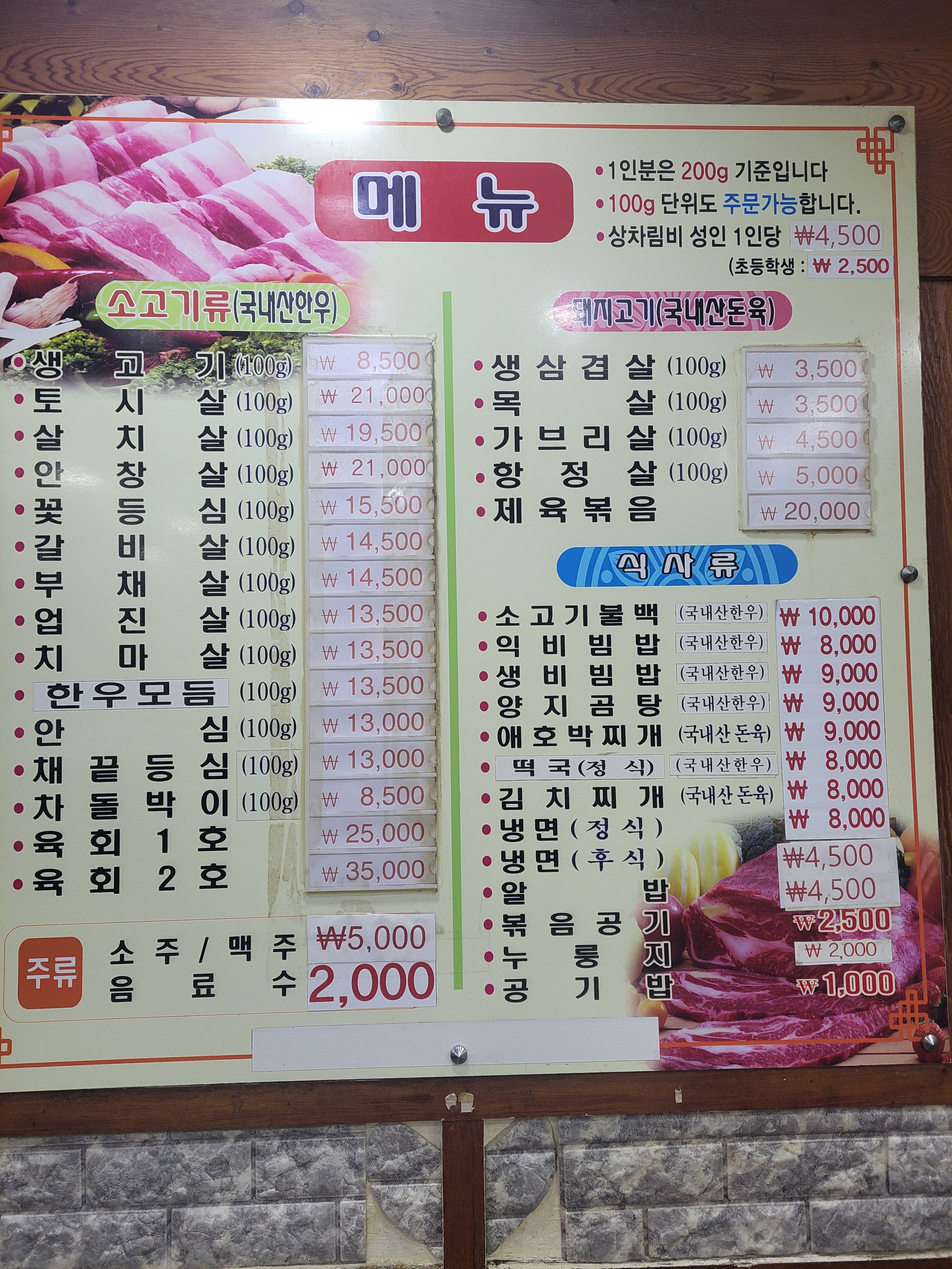 철주네식육식당
