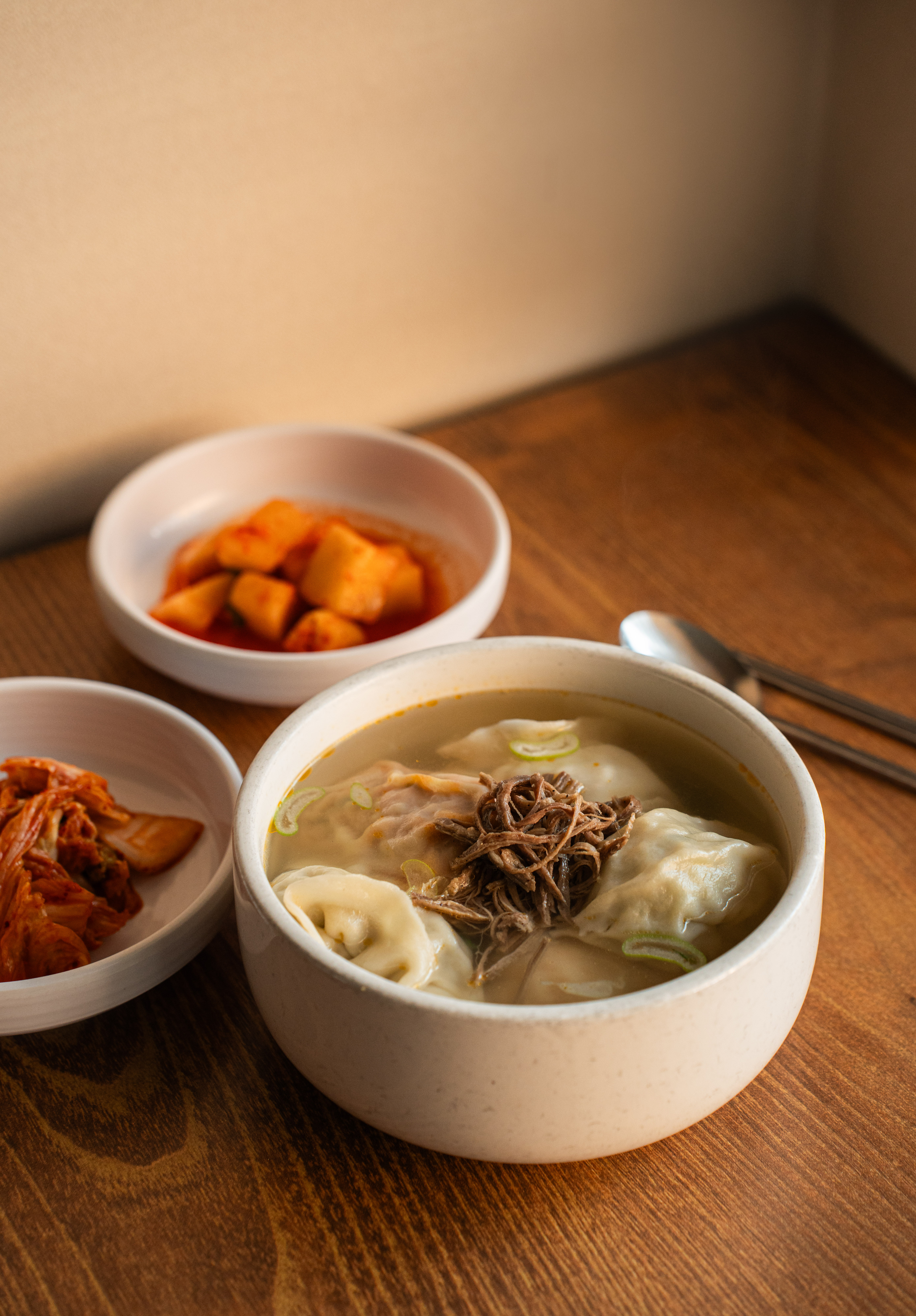 만둣국