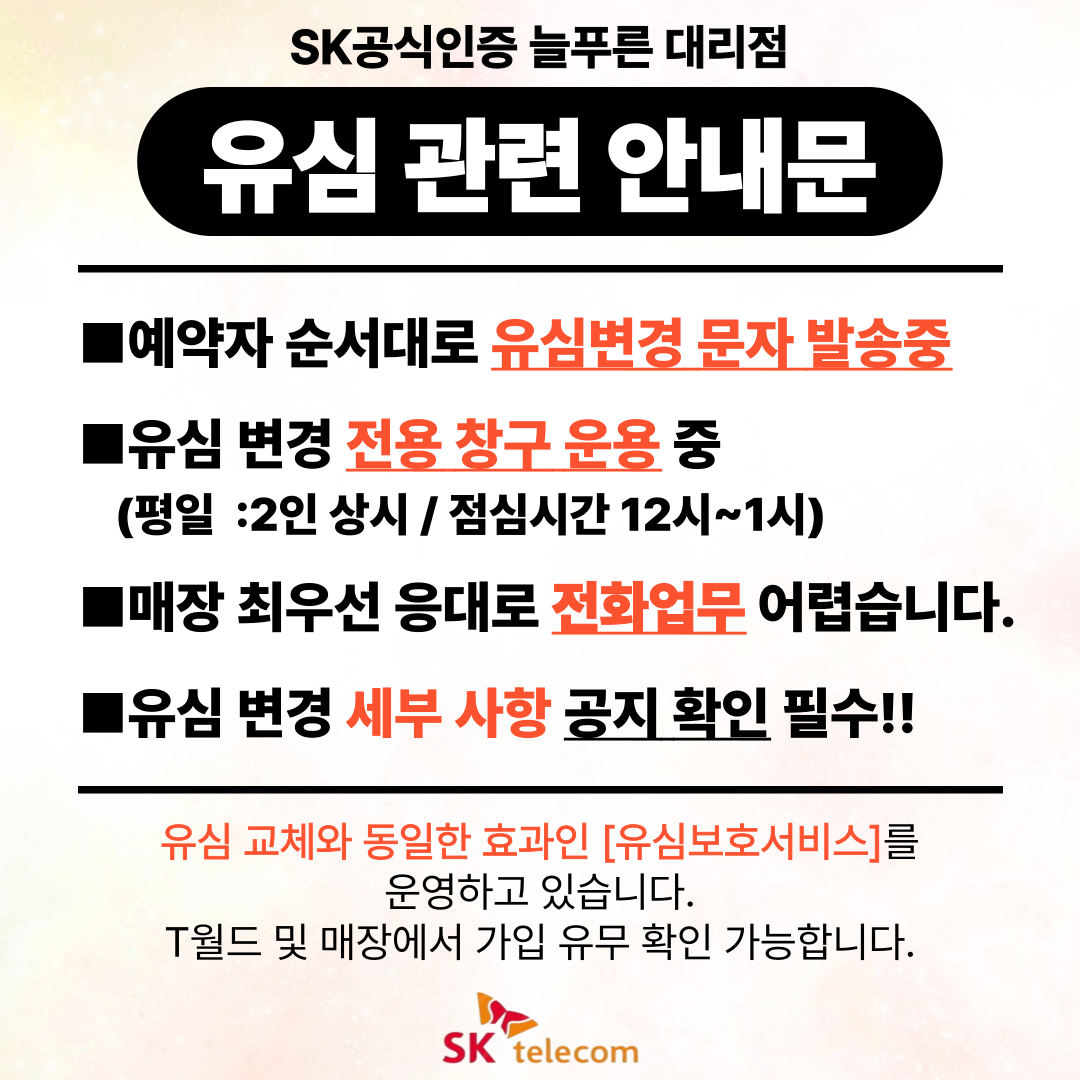 SK텔레콤 늘푸른대리점 일산 마두점