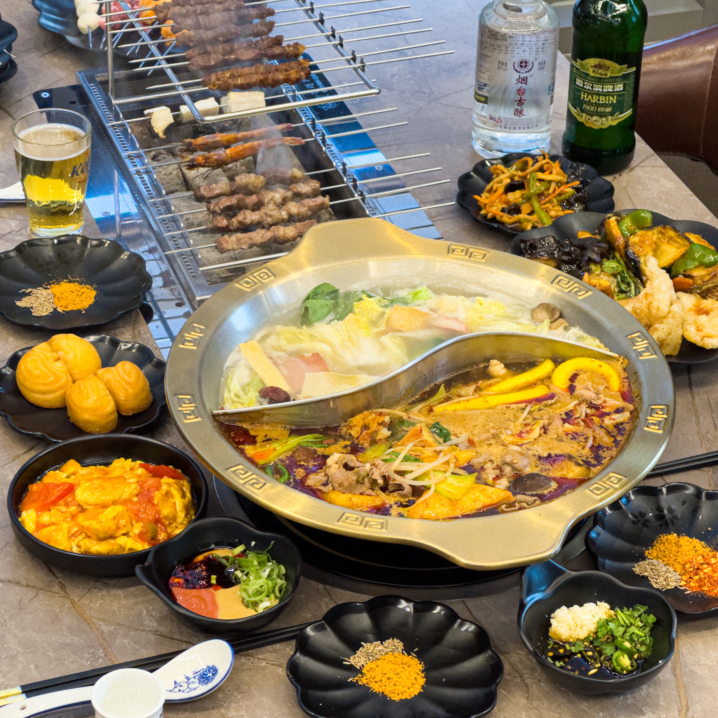 하얼빈 양꼬치&훠궈 무한리필