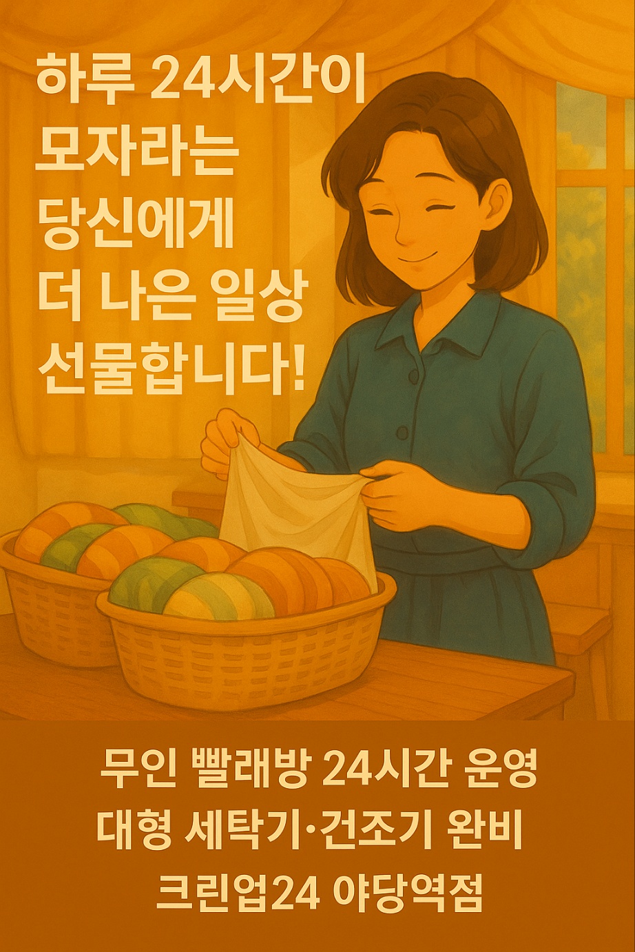 크린업24 셀프빨래방 야당역점