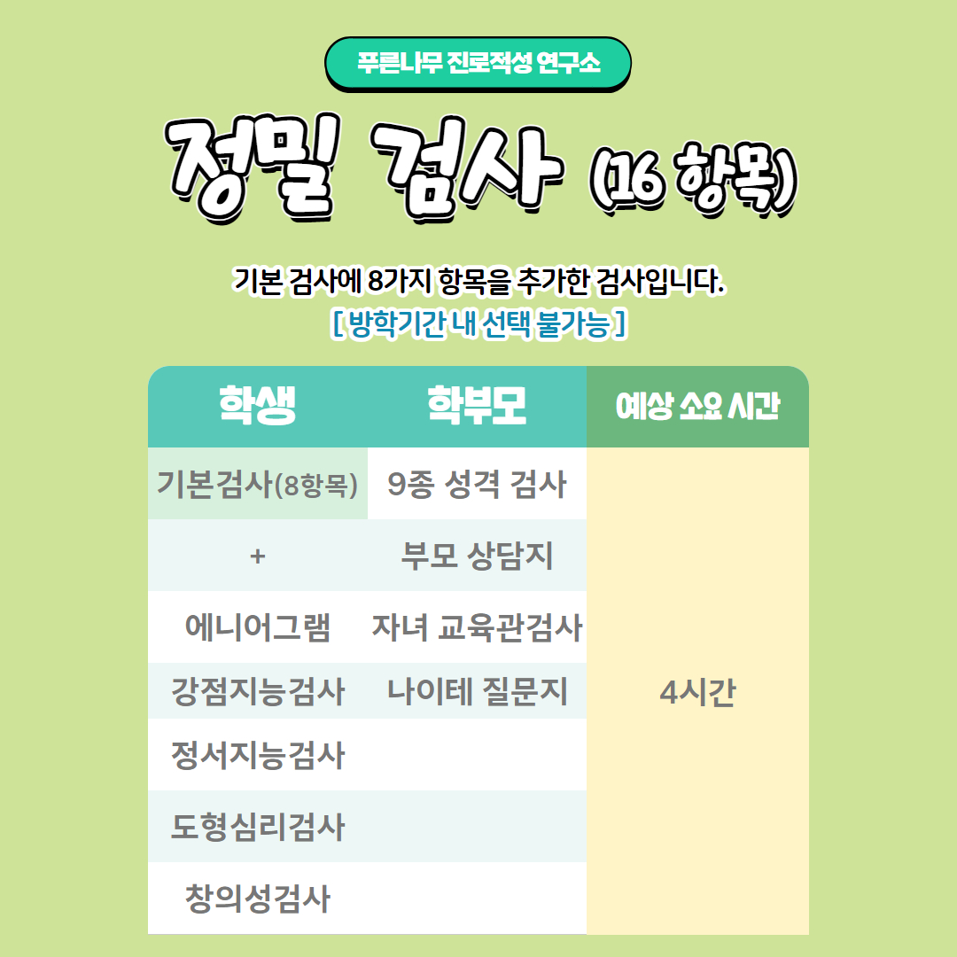 푸른나무진로적성연구소