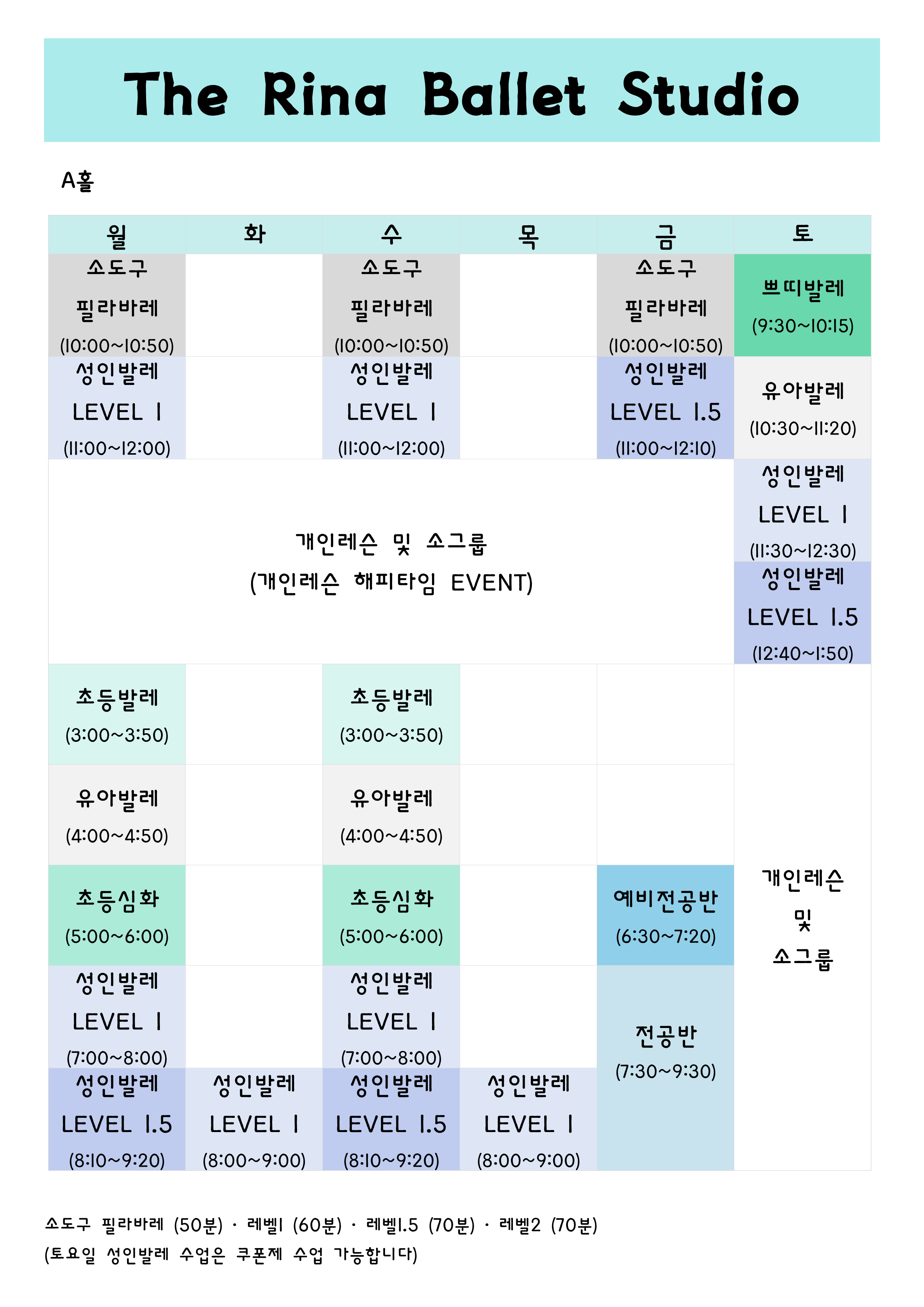 더 리나 발레 스튜디오 학원