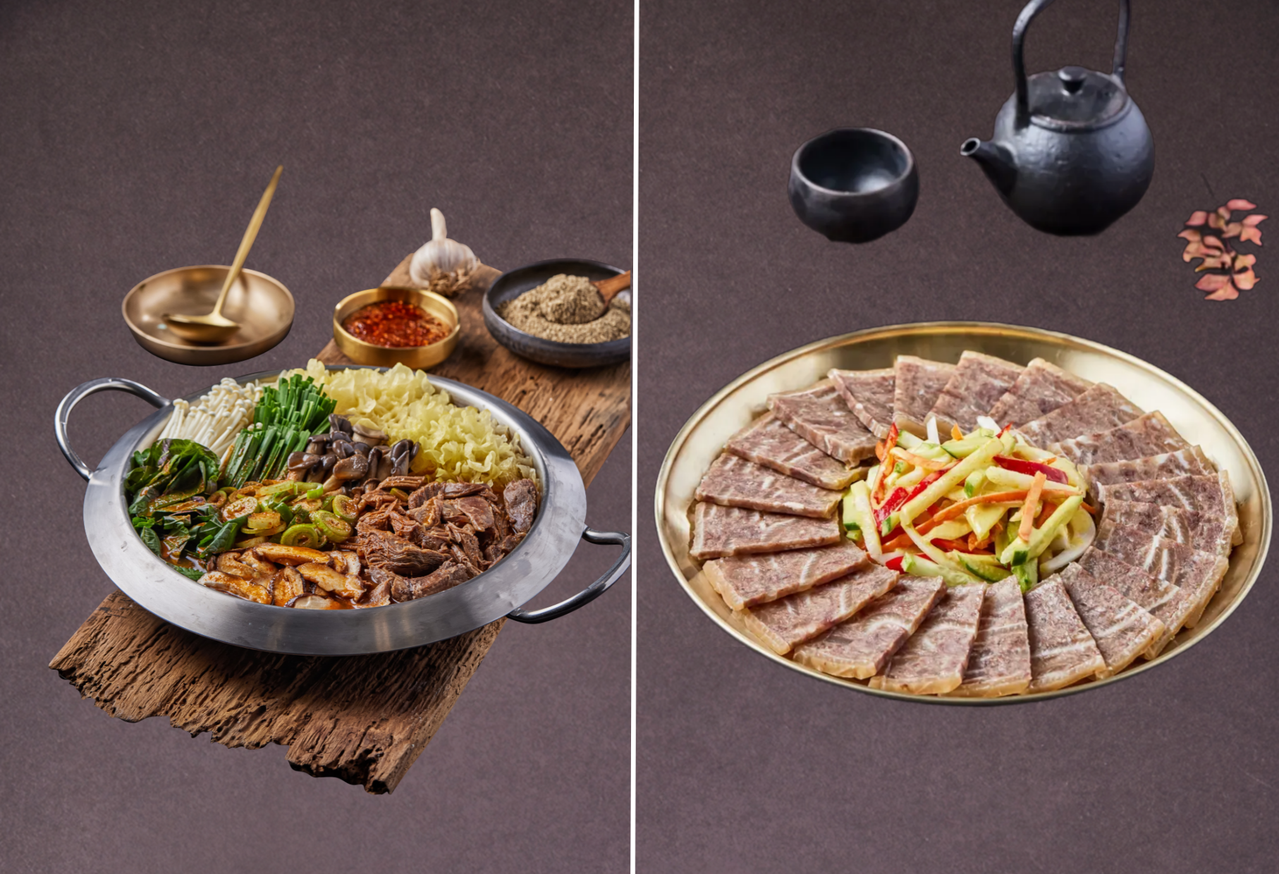 [2인추천] 전골2인+염소편육냉채