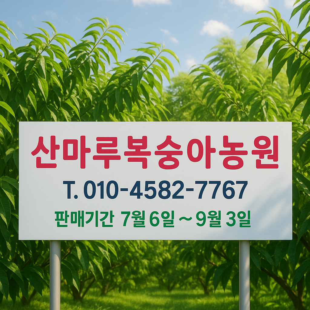 산마루복숭아농원