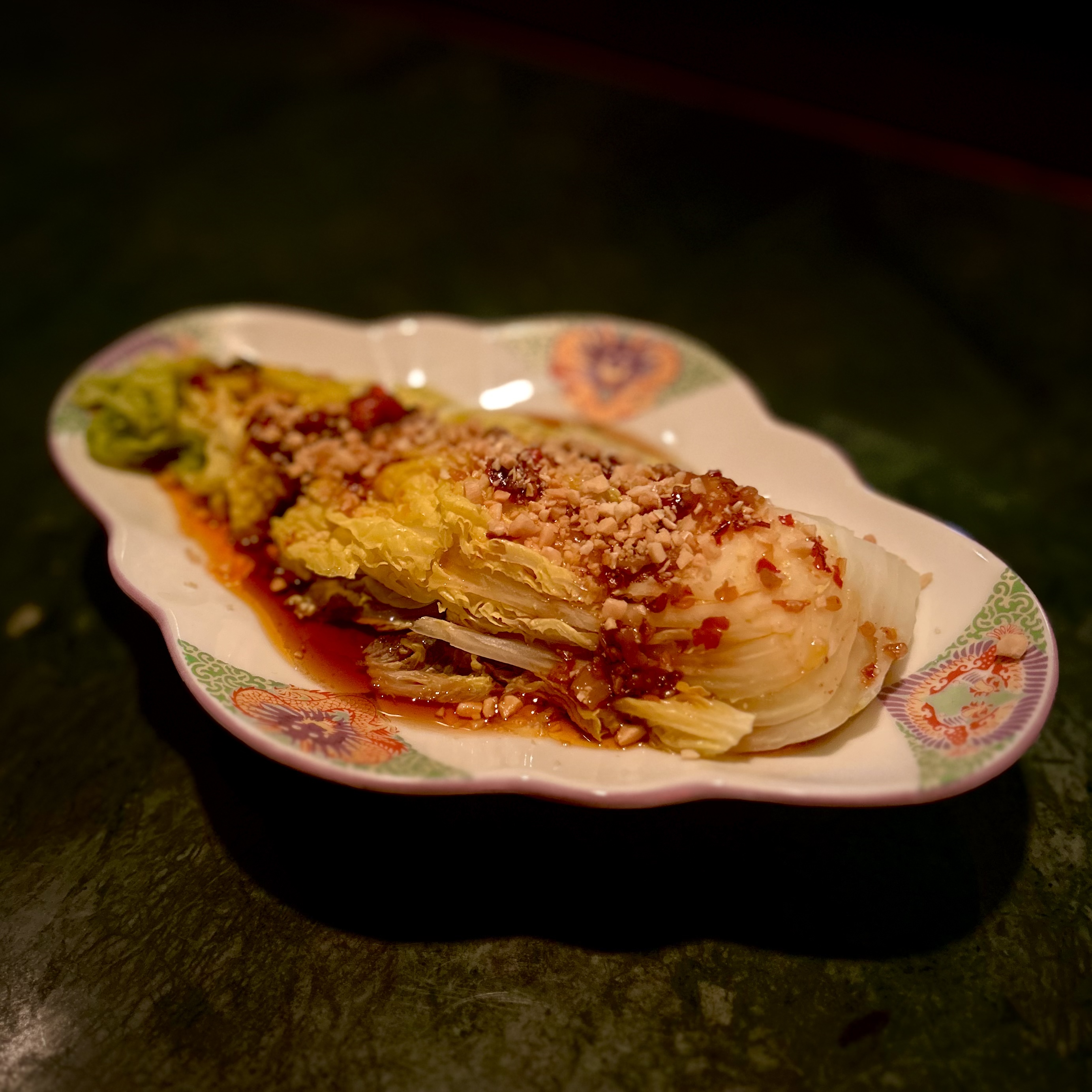 Steamed Napa Cabbage in Hong Kong Style