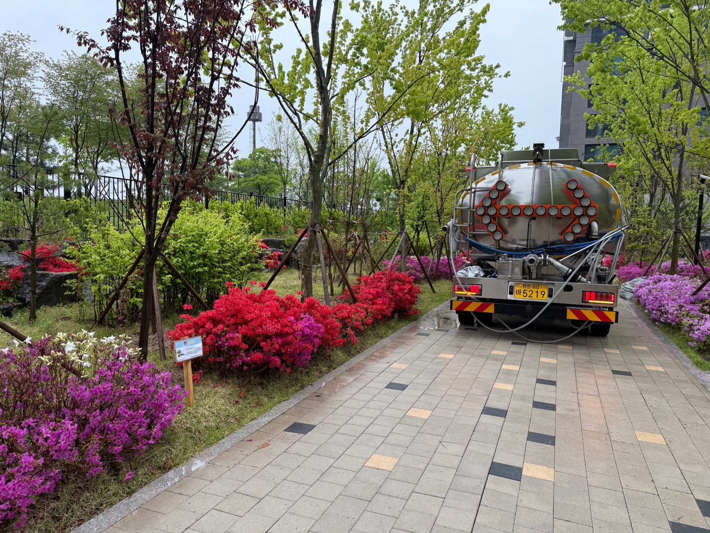 백성살수차물차