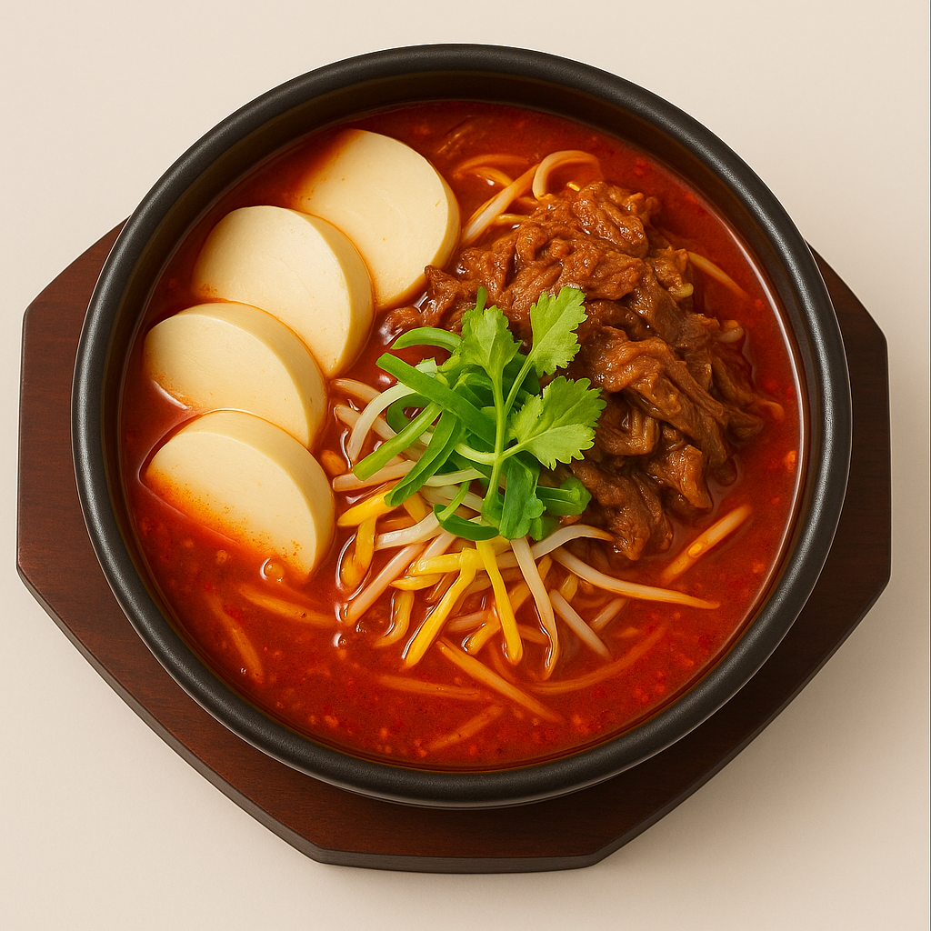 황태진국 육개장 순두부