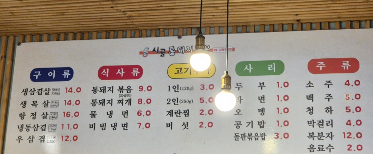시골통돼지볶음