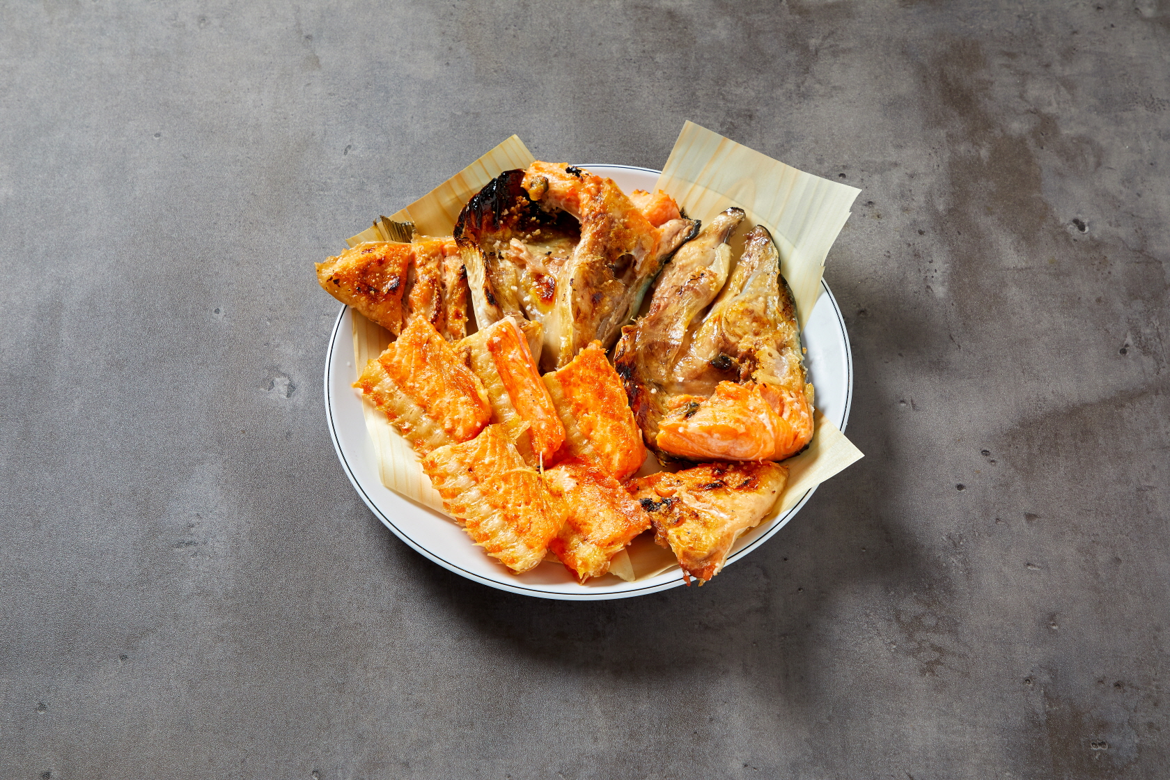 Grilled Salmon Head