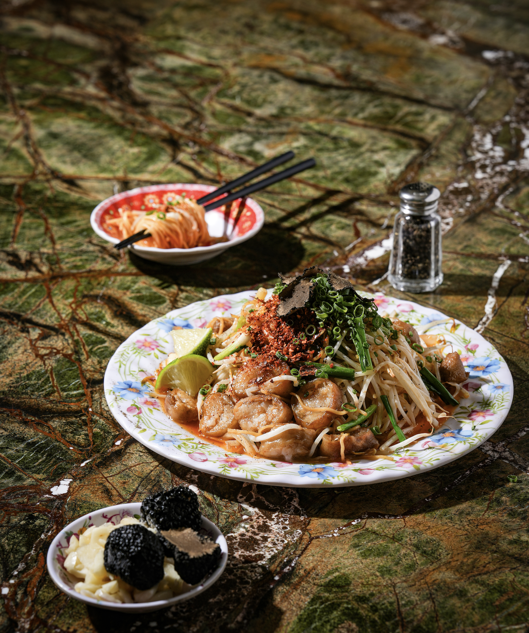 Phở xào 트러플한우대창볶음면