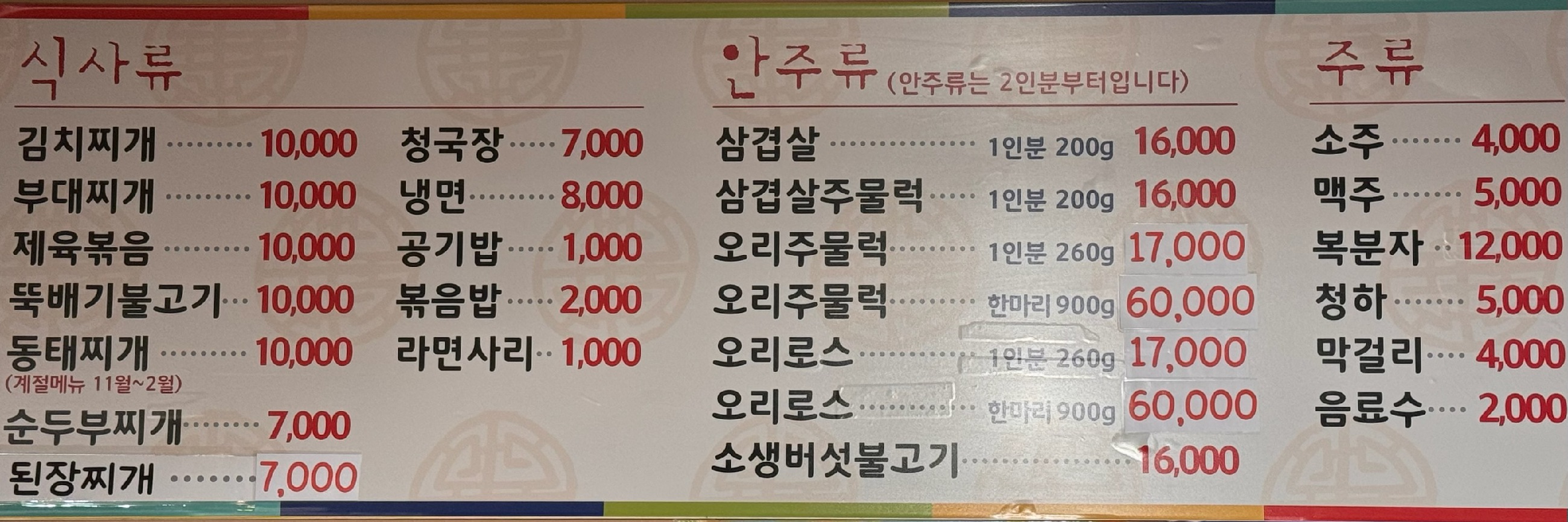 고추장주물럭