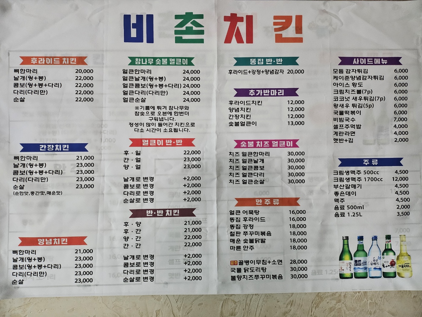 비촌치킨 장평점