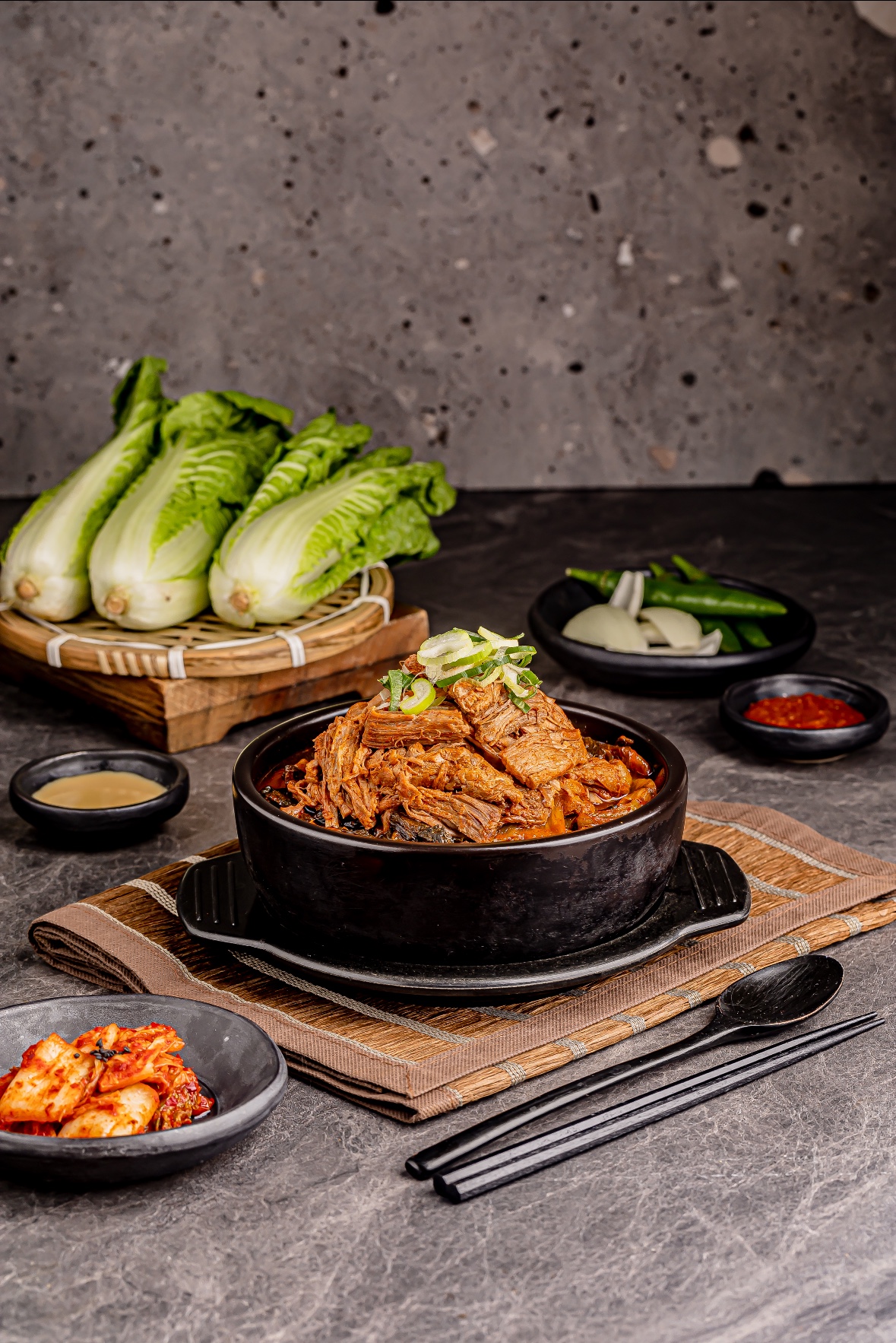 얼큰묵은지순살해장국
