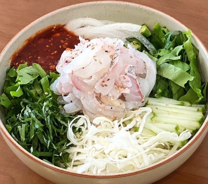 광어회덮밥