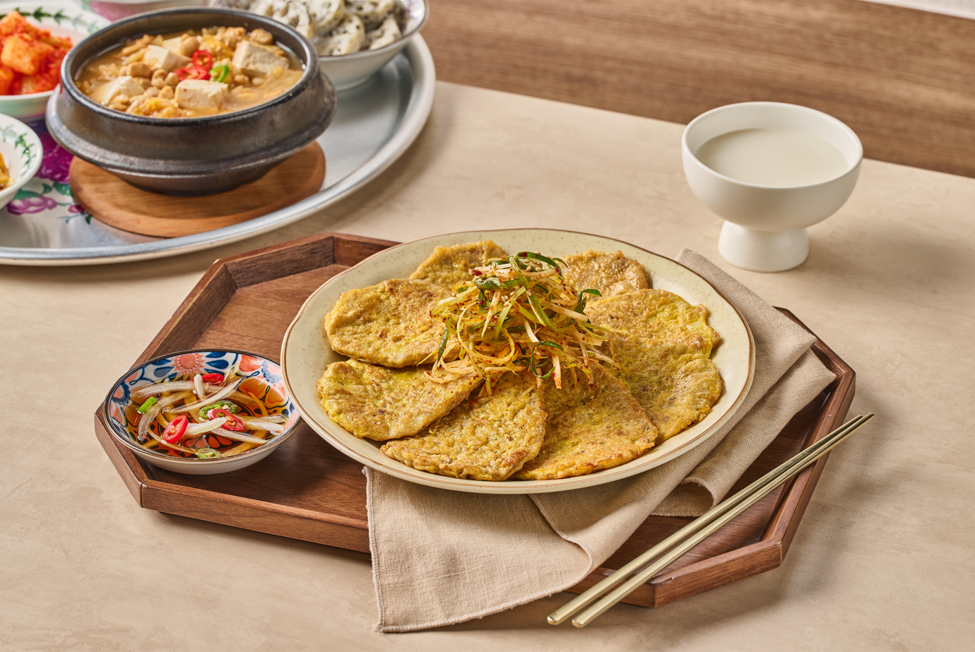 육전&소문난파무침