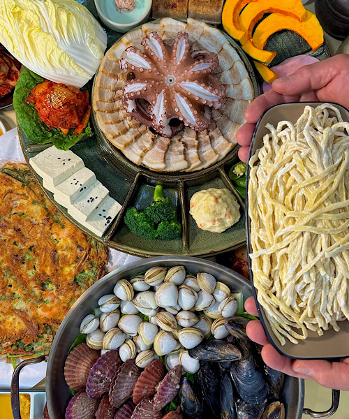 귀산옥해물칼국수