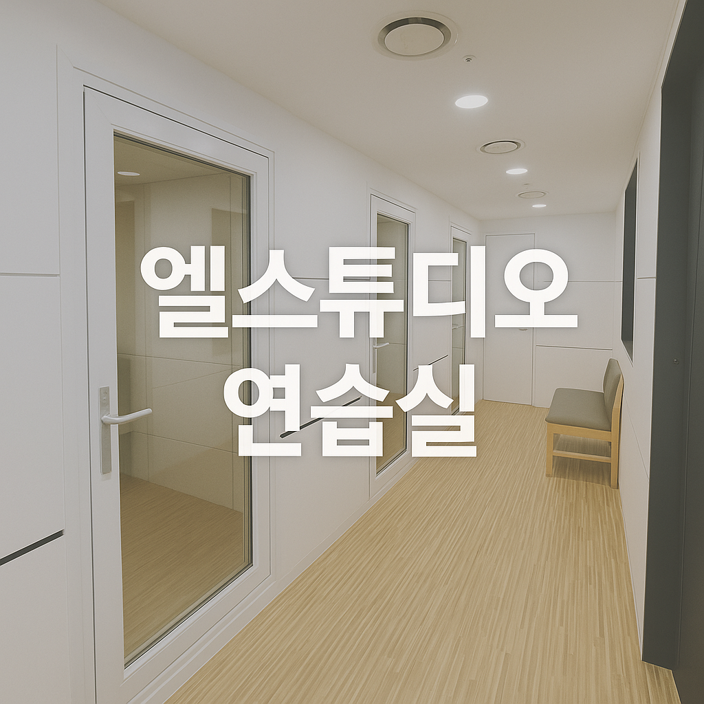 엘스튜디오 음악연습실